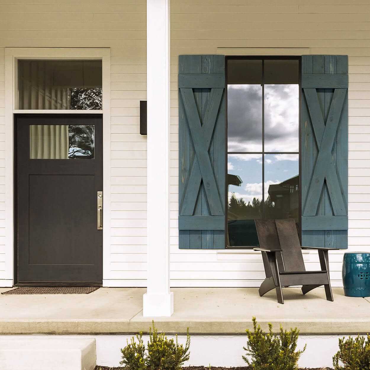Dogberry Collections x Board Batten Extrior Shutters Pair