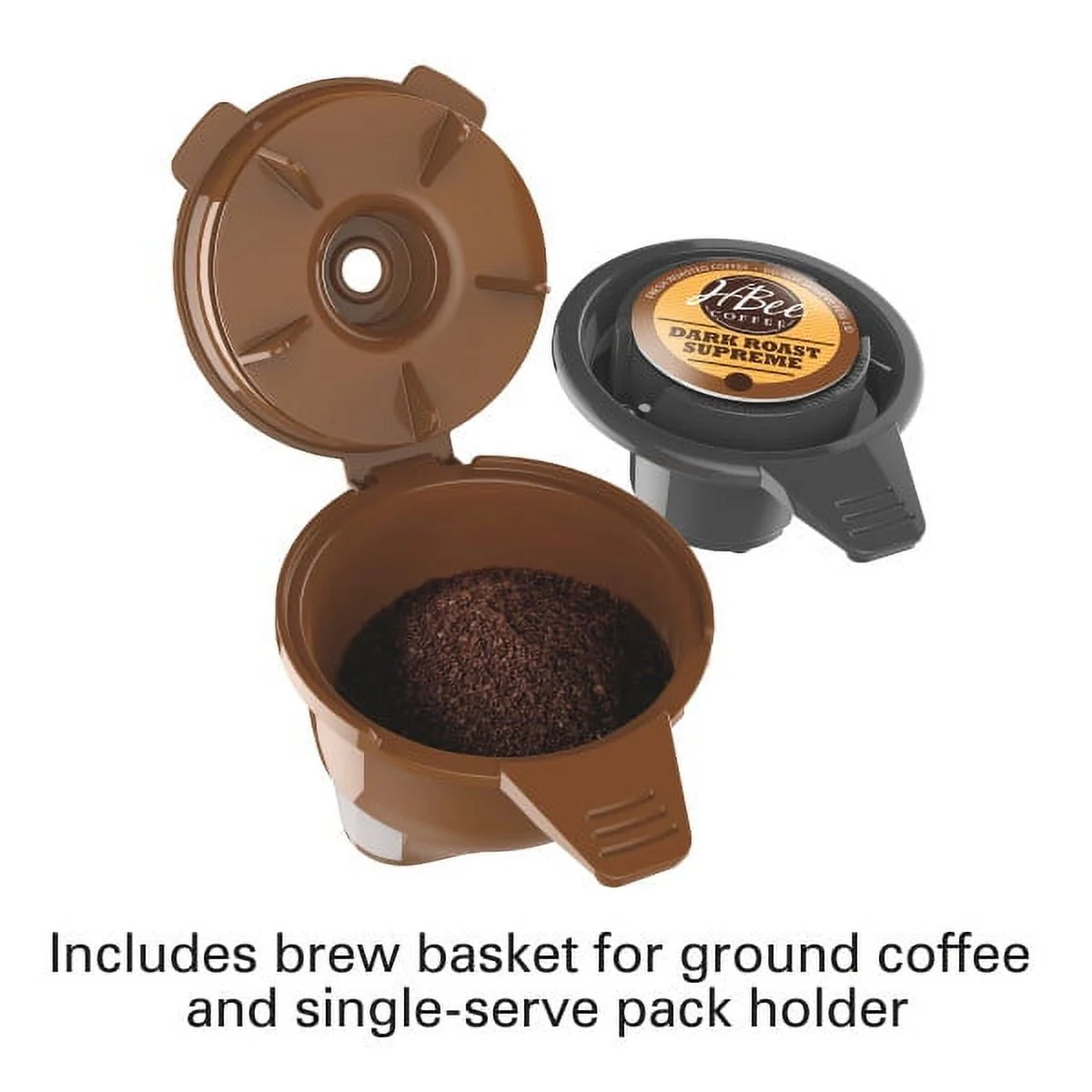 Hamilton Beach 49976 FlexBrew 2-Way Coffee Maker, Plastic, Black