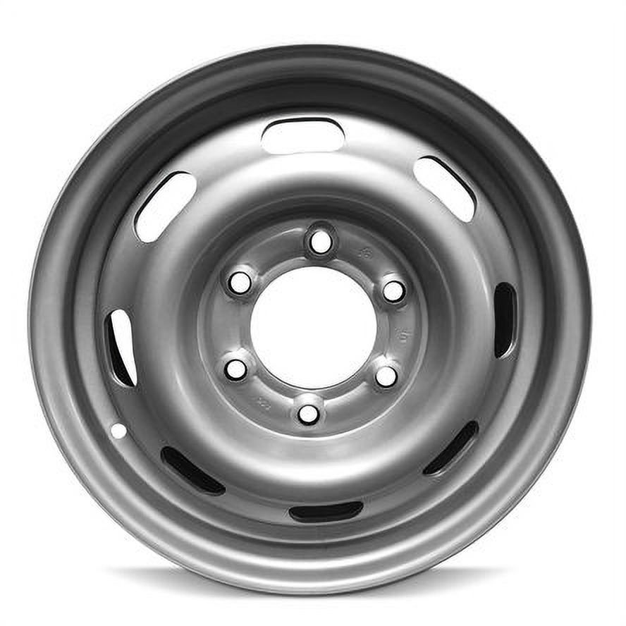 New 15x6 inch Wheel for Chevy Colorado 04-08 Black Painted Steel Rim