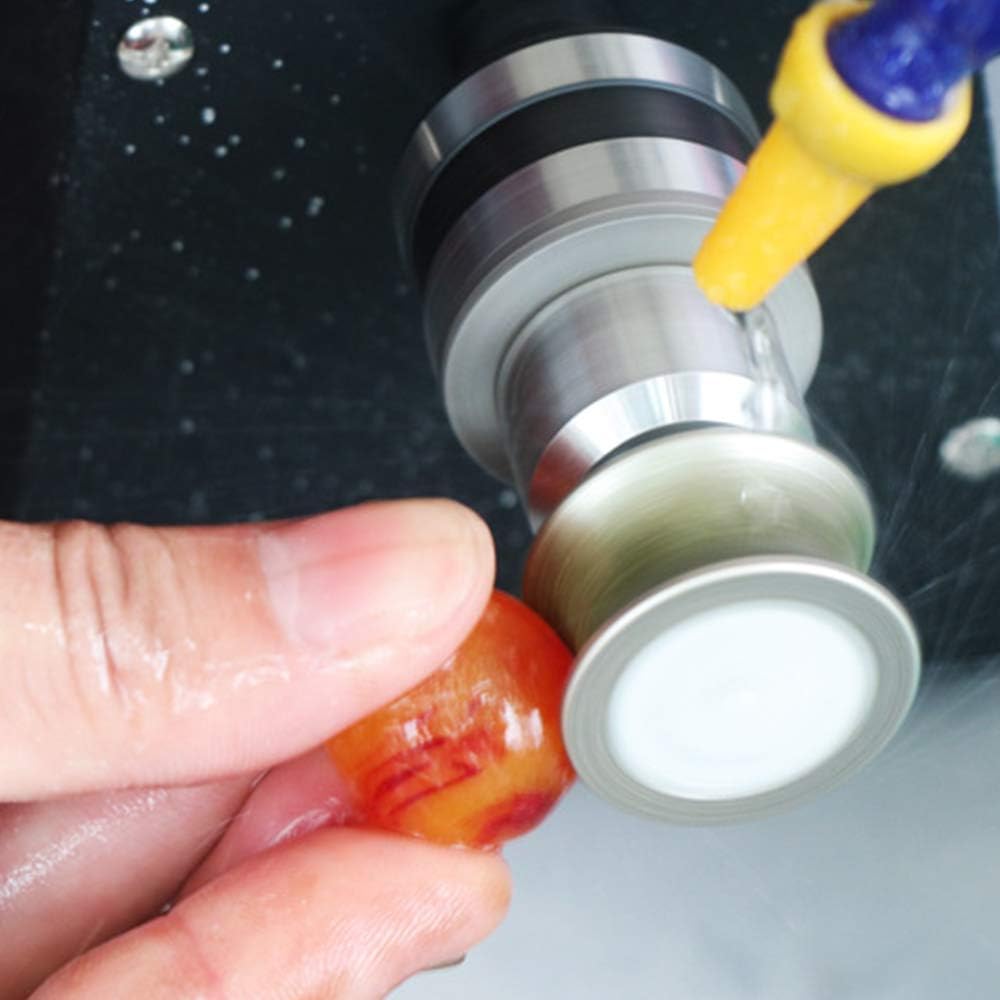Gem Jewelry Polishing Grinding Buffer Machine, funchic DIY Jewelry Lapidary Equipment Mini Table Saw Bench Lathe Polisher 0-15000r/min Home Woodworking Carving Machine 110V 1.8kw (U.S Shipping)