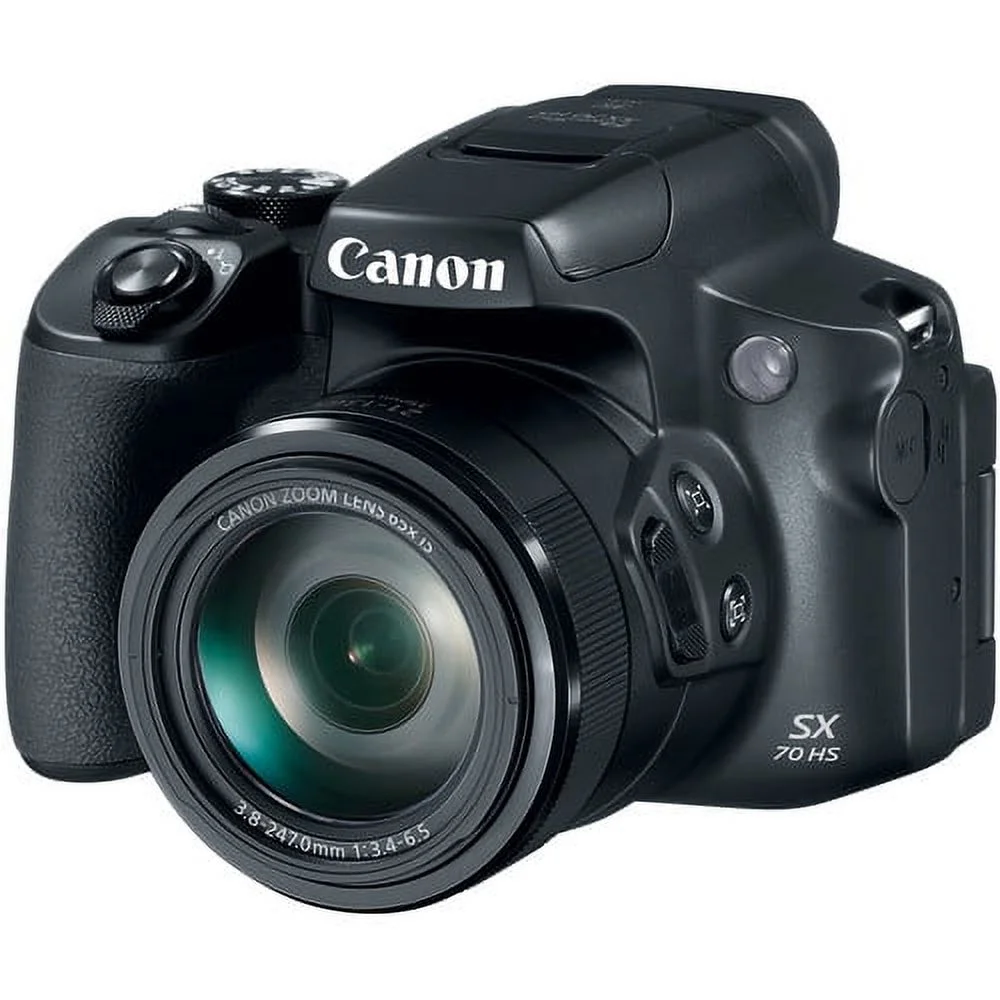 Canon PowerShot SX70 HS 65x Optical Zoom Digital Camera + 16 GB Buzz-Photo Bundle