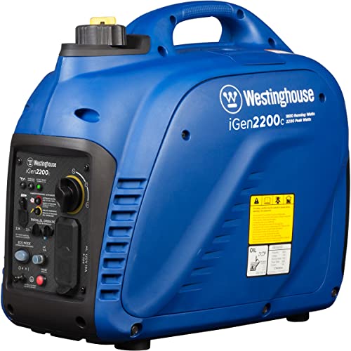 Westinghouse 2550 Peak Watt Super Quiet & Lightweight Portable Inverter Generator, RV Ready 30A Outlet, Gas and Propane Powered, CO Sensor, Parallel Capable, Long Run Time
