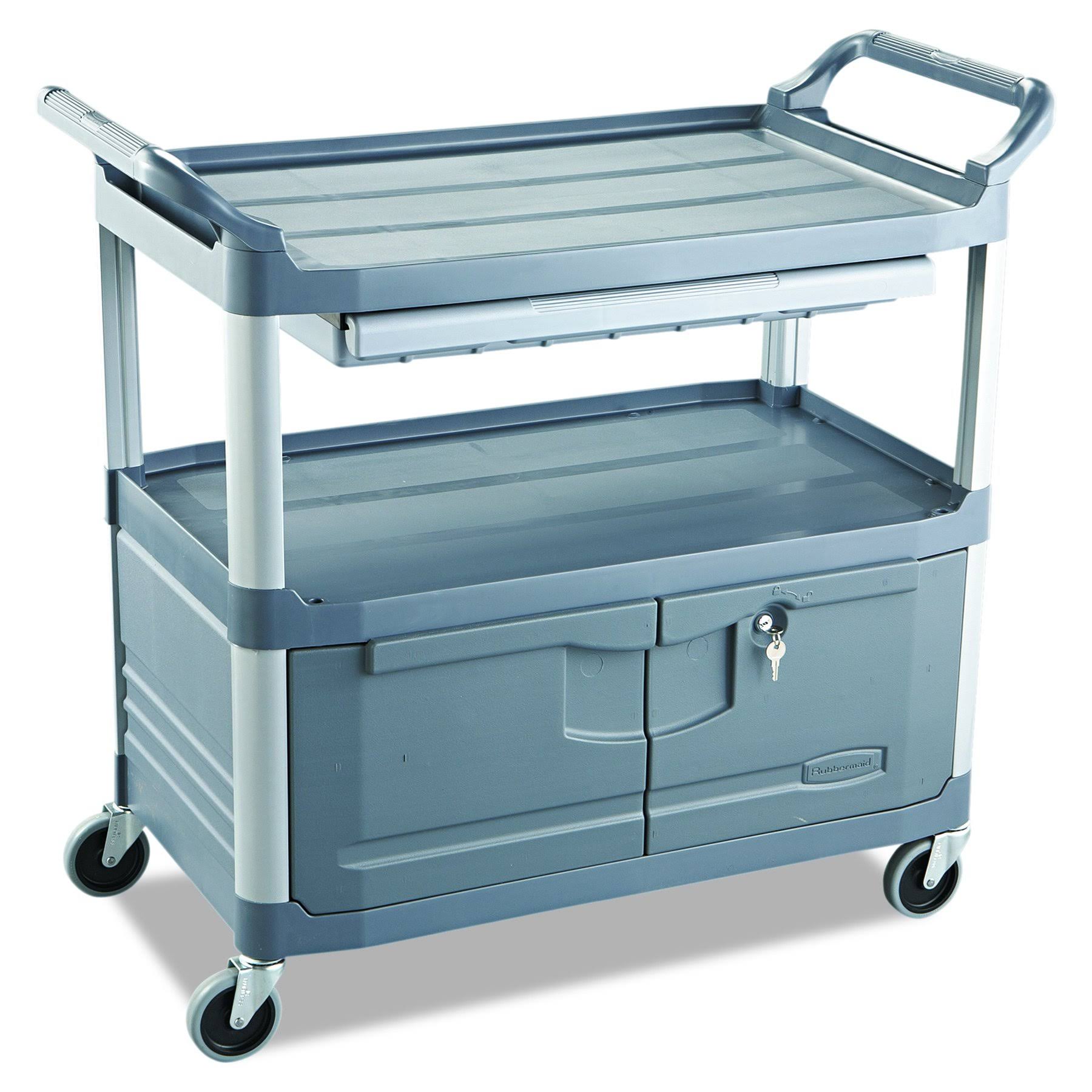 Rubbermaid Instrument Cart, Gray