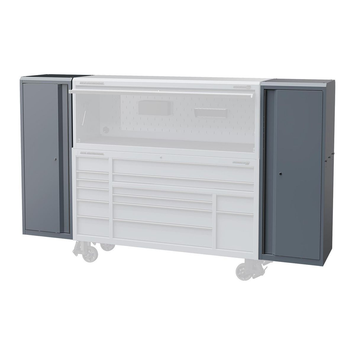 U.S. GENERAL 22 in. End Locker, Series 3, Blue
