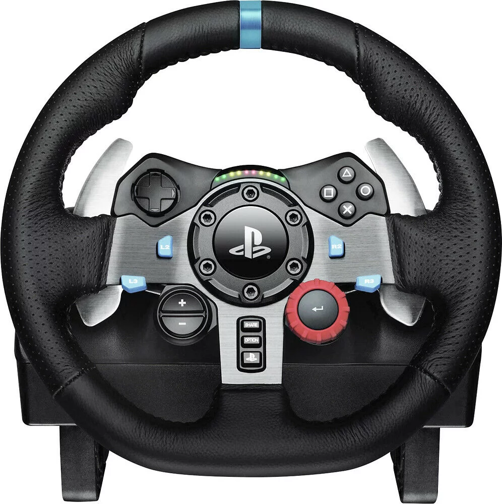 Logitech - G29 Driving Force Racing Wheel and Floor Pedals for PS5, PS4, PC, ...