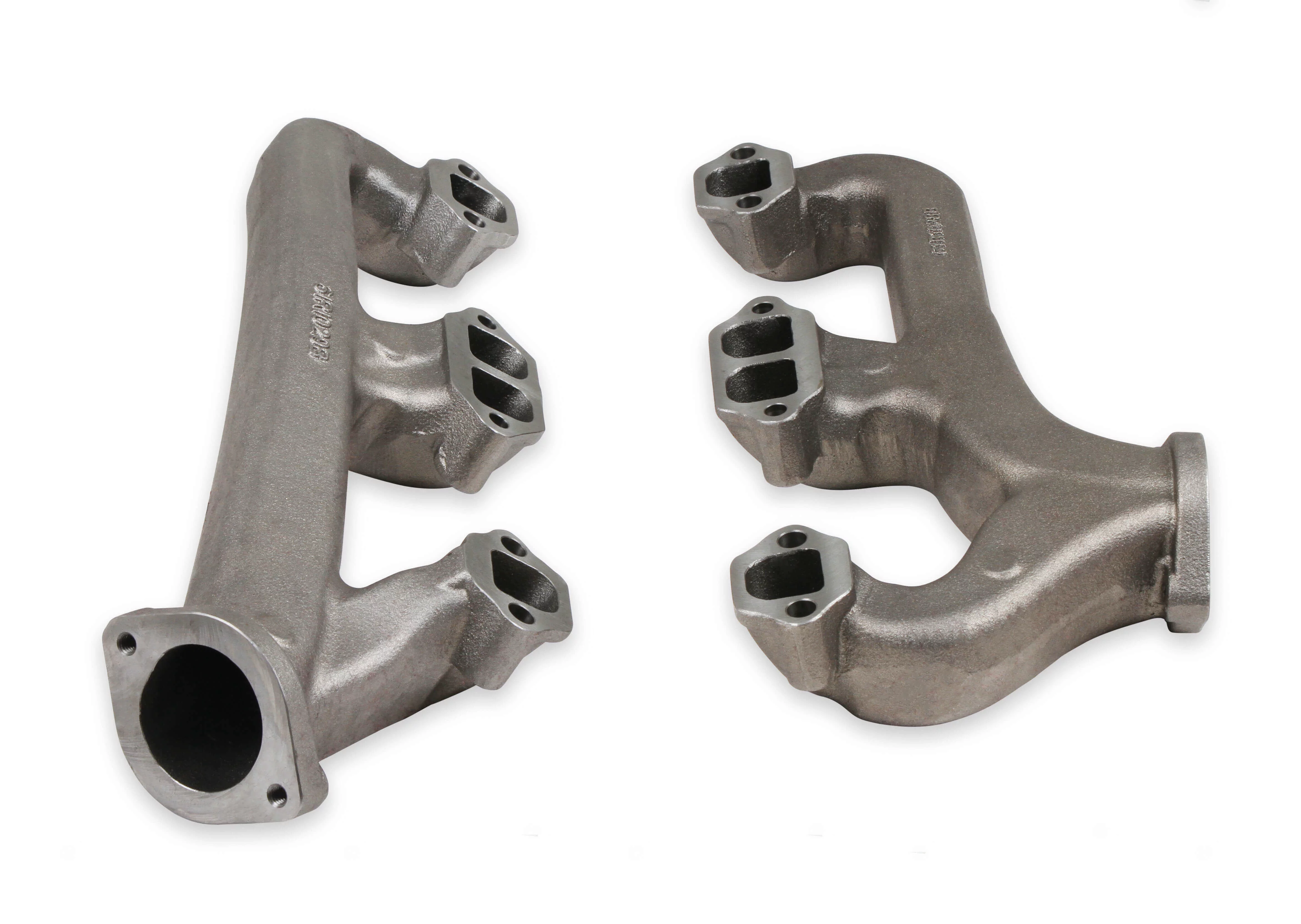 Hooker 8527HKR Cast Iron Exhaust Manifolds D-Port Natural Fits select: 1967-1974 CHEVROLET CAMARO, 1968-1969 CHEVROLET CHEVELLE