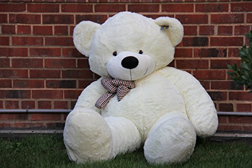 78" Giant Teddy Bear Huge 6.5 feet Stuffed Teddy Bear Soft Toy Valentine's Big Gift (Red)