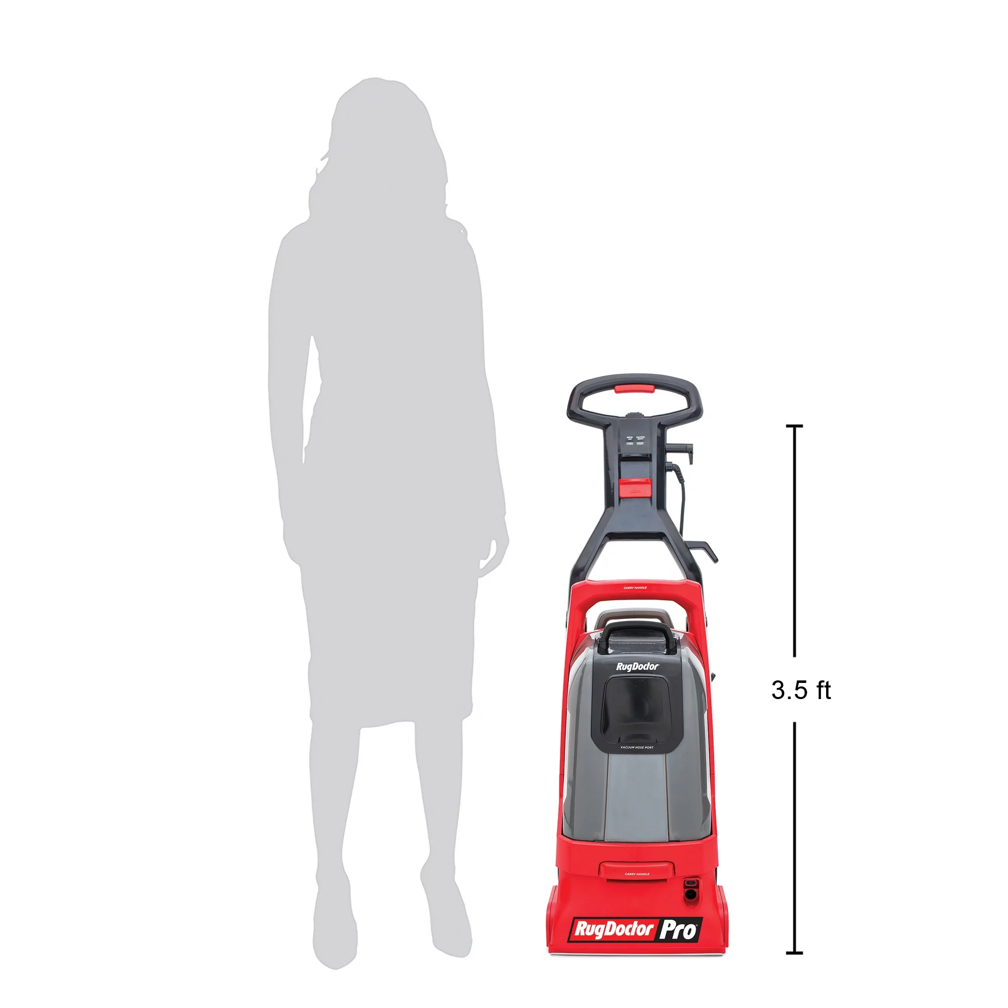 Rug Doctor Pro Deep Commercial Carpet Cleaner, 90028, Red