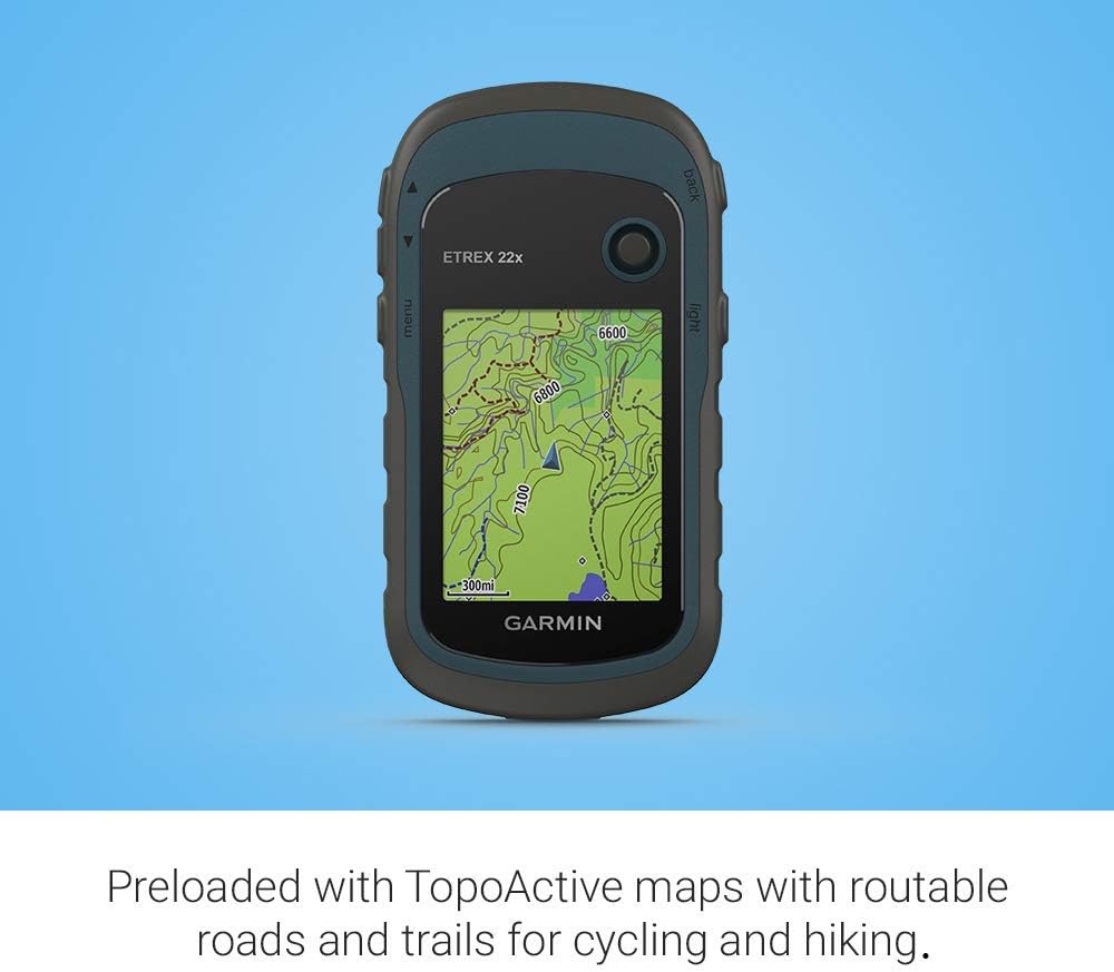 Garmin eTrex 22x, Rugged Handheld GPS Navigator (Renewed)