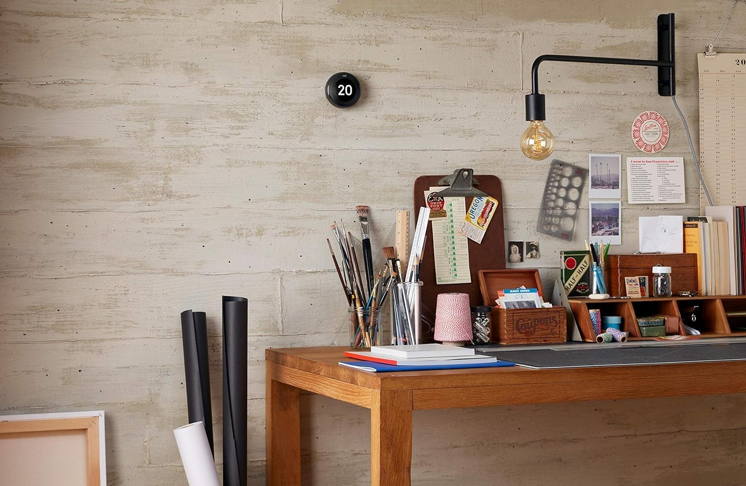 Google Nest Learning Thermostat (3rd Generation) (T3016-US) with Nest Temperature Sensor (T5000SF) (Black)