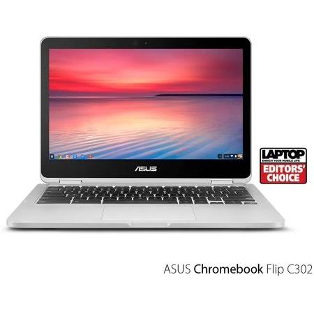Asus C302CA-AH74 Chromebook Flip 12.5-inch Touchscreen Convertible Chromebook, Intel Core M7, 8GB Ram, 64GB Flash Storage, Al
