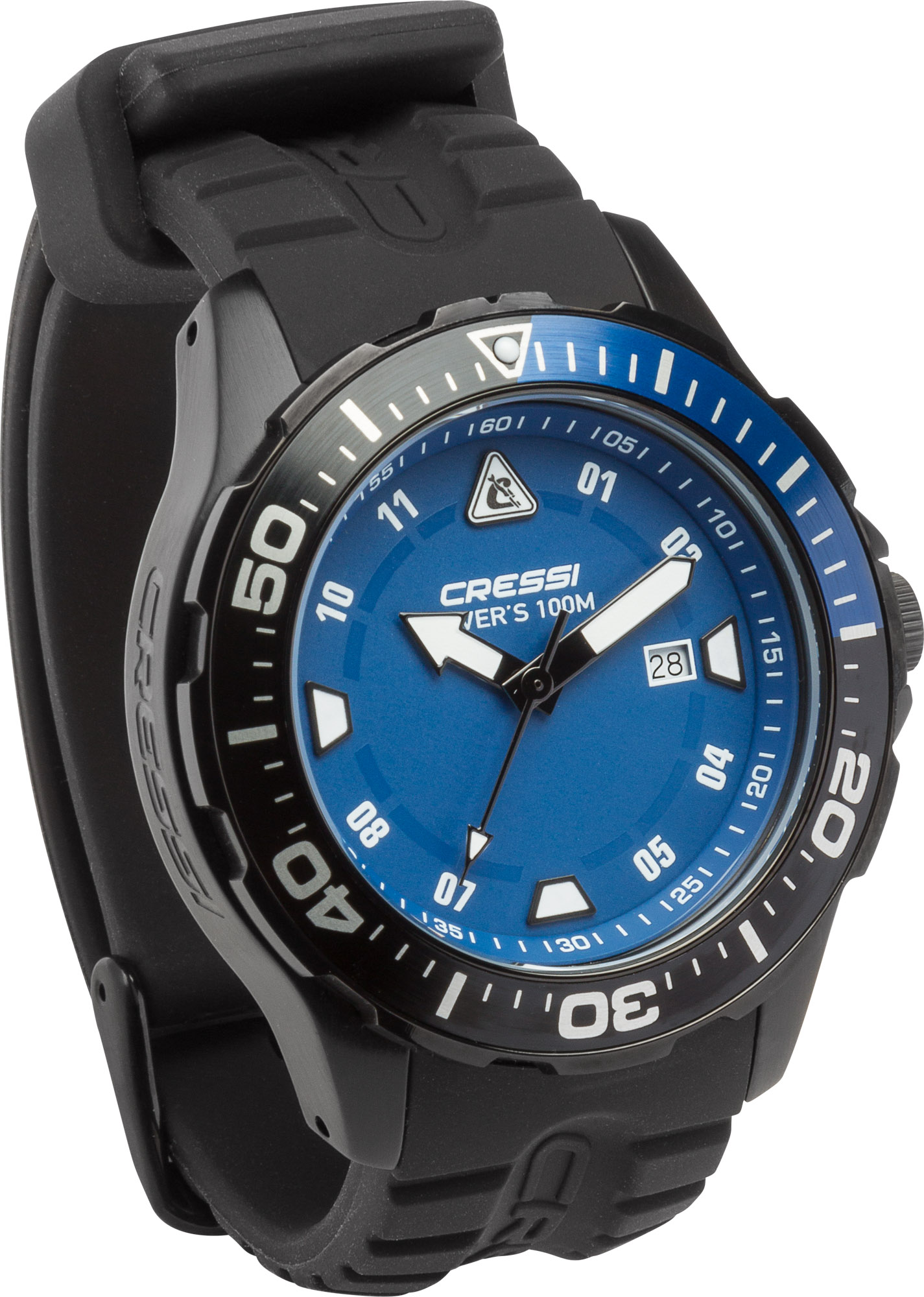 Cressi Manta Watch (Black/Black/Blue)