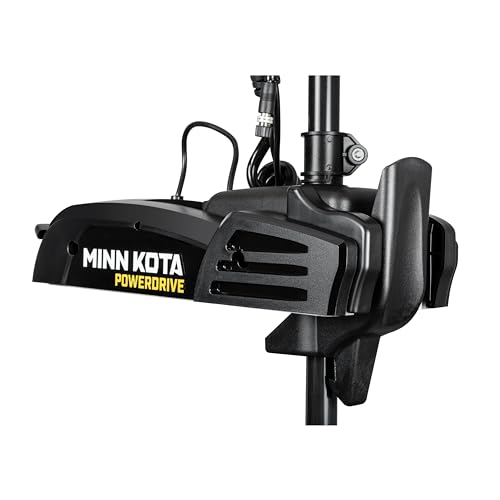 Minn Kota PowerDrive Bow-Mount Electric Trolling Motor with GPS, 55 Lb. Thrust, 54 in. Shaft, Freshwater