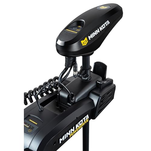 Minn Kota PowerDrive Bow-Mount Electric Trolling Motor with GPS, 55 Lb. Thrust, 54 in. Shaft, Freshwater