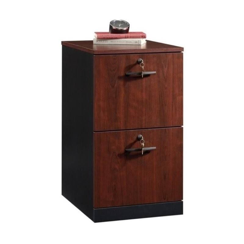 Pemberly Row 2 Drawer File Cabinet in Classic Cherry