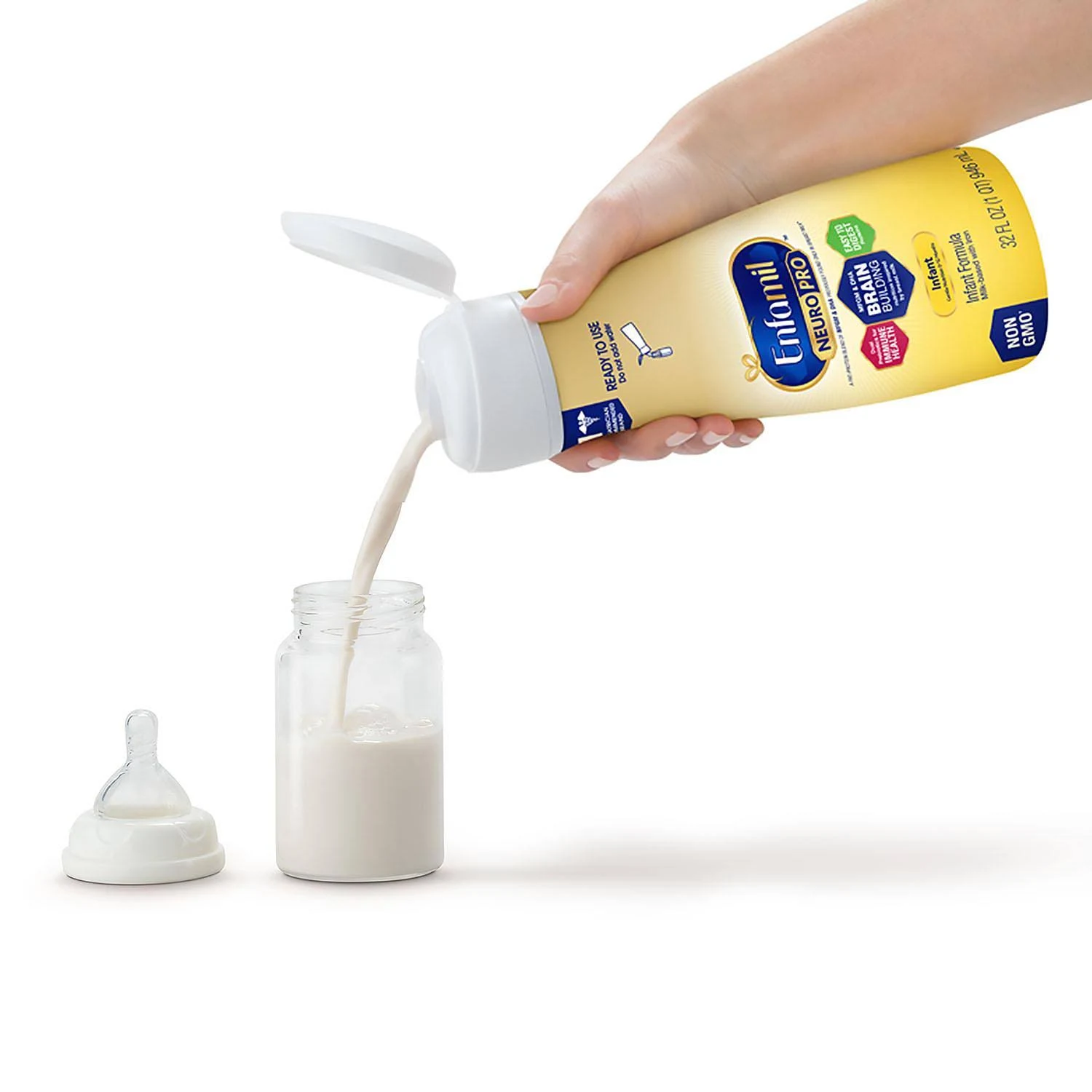 Enfamil neuropro Infant Formula, Ready to Use 32 fl oz Bottle (Case of 6)
