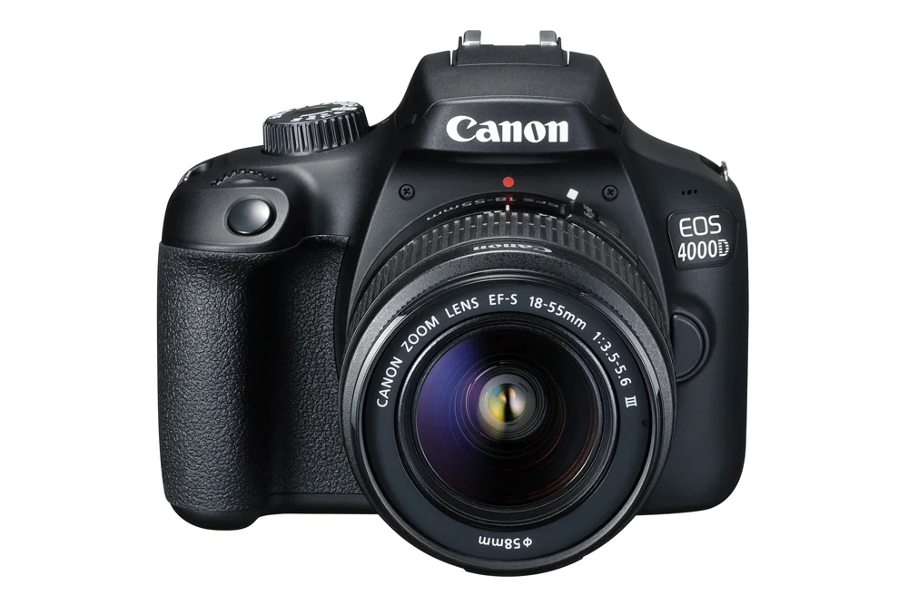 Canon EOS 4000D / Rebel T100 with EF-S 18-55mm III Lens - Pro Bundle Includes: Sandisk Ultra 32GB SD, LED Light Kit, 6PC Filter Kit, Tripod, Gadget Bag and More