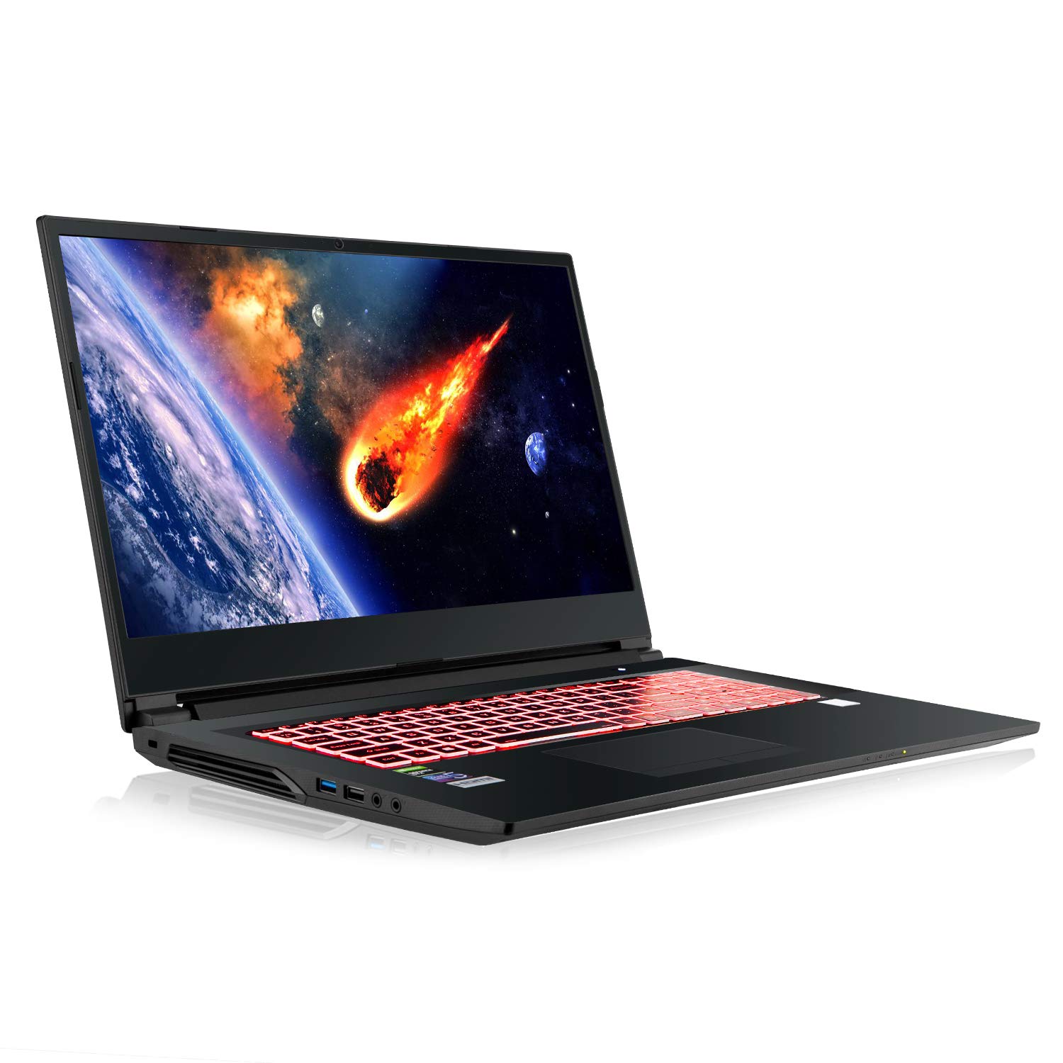 HoMei 16 GB RAM, 512 GB SSD, 1 TB HDD, 17.3" IPS Full HD 8 Cores 11th Gen Intel Core i7-11800H 4.6 GHz Gaming Notebook Laptop PC, GeForce RTX 3060 6 GB GDDR6 Dedicated Graphics, Backlit Keyboard, HDMI