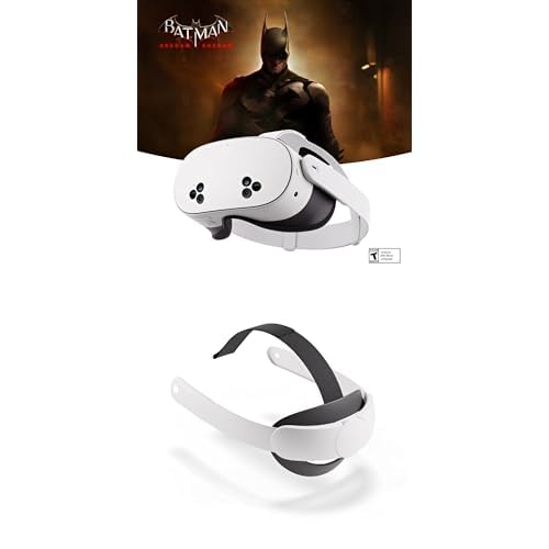 Meta Quest 3S 256GB | Batman: Arkham Shadow Included — 30+ Games Included with Meta Horizon+ Access with Starter Bundles — Play More for Less
