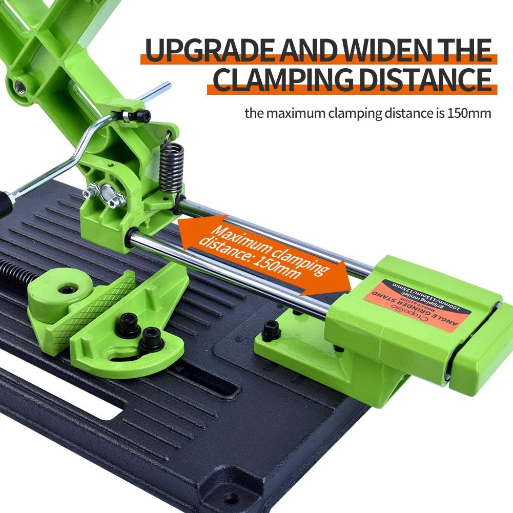 Angle Grinder Fixed Holder,Multifunctional Universal Desktop Angle Grinder Stand,Cutting Machine Table Saw Pull Rod Angle Grinding Machine Bracket for 100/115/125mm
