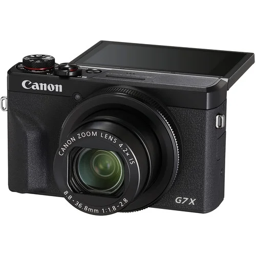 Canon PowerShot G7 X Mark III Digital Camera (Black) (3637C001), 64GB Card, Card Reader, Soft Bag, Flex Tripod, Hand Strap, + More (International Model)