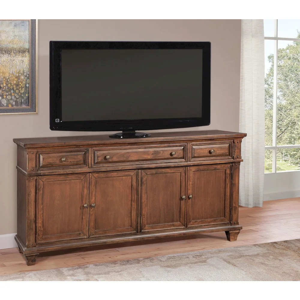 American Woodcrafters Sedona Cherry 72" TV Console