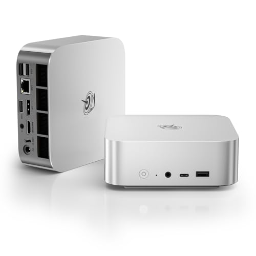 Beelink SER8 Mini PC, AMD Ryzen 7 8745HS (8C/16T up to 4.9GHz), 32GB DDR5 RAM 1TB PCIe4.0 SSD, Mini Computer Support 4K@144Hz, Triple Display, WiFi6, BT5.2, HDMI+DP, USB4