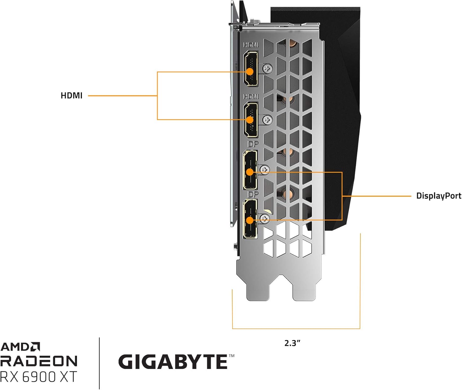 GIGABYTE Radeon RX 6900 XT Gaming OC 16G Graphics Card, WINDFORCE 3X Cooling System, 16GB 256-bit GDDR6, GV-R69XTGAMING OC-16GD Video Card