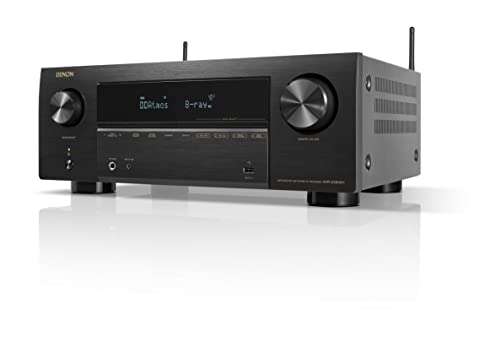 Denon AVR-X3800H 9.4-Ch Receiver - 8K UHD Home Theater AVR (105W X 9) Built-in Bluetooth, Wi-Fi & HEOS Multi-Room Streaming, Dolby Atmos, DTS:X, IMAX Enhanced & Auro 3D