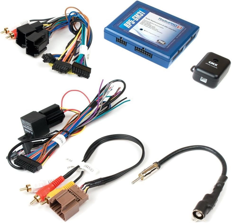 PAC RP5-GM31 Radio Replacement Interface with Built-In OnStar Package for 2007-2012 Yukon/XL/Denali Vehicles