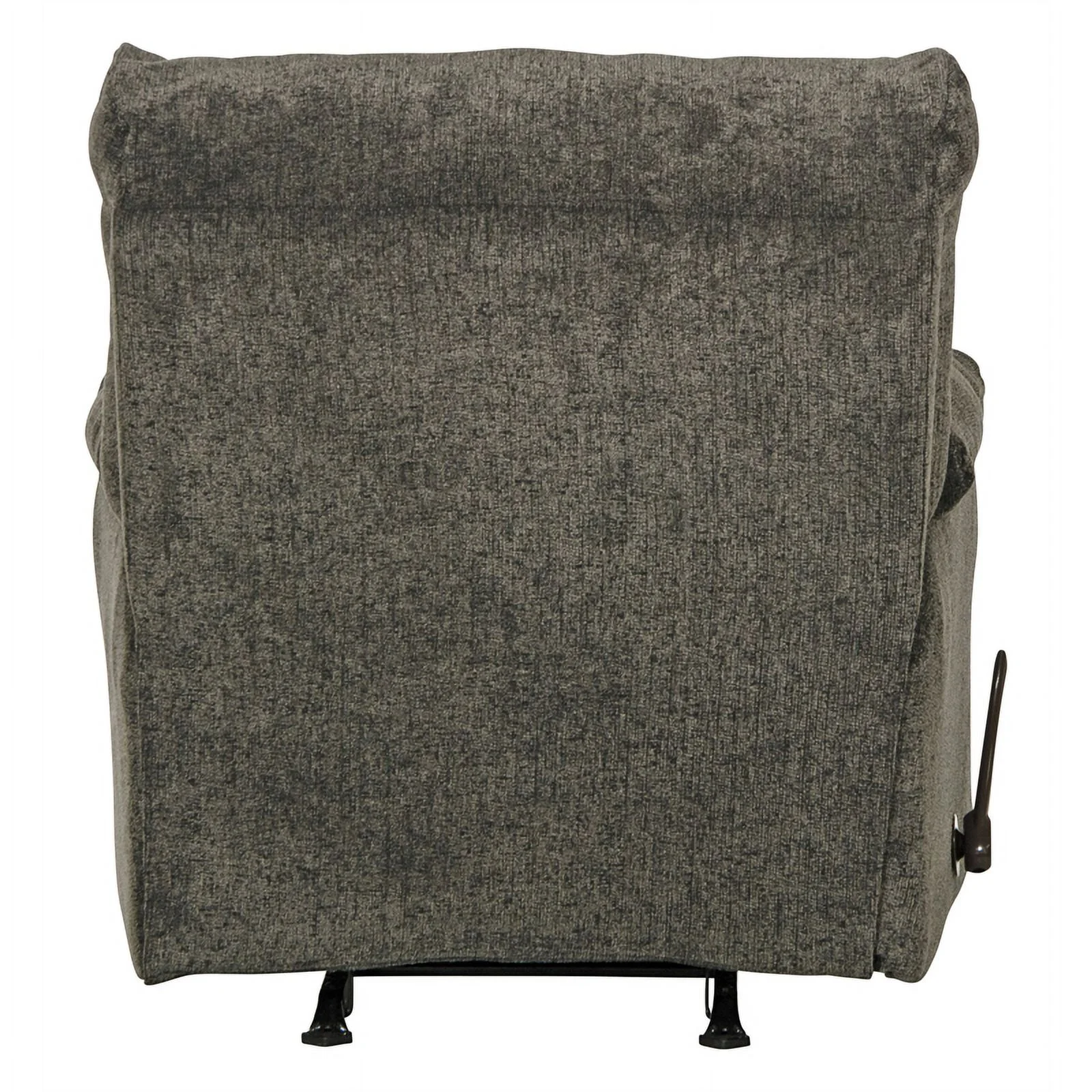 Catnapper Maxim Rocker Recliner in Soft Charcoal Gray Polyester Fabric