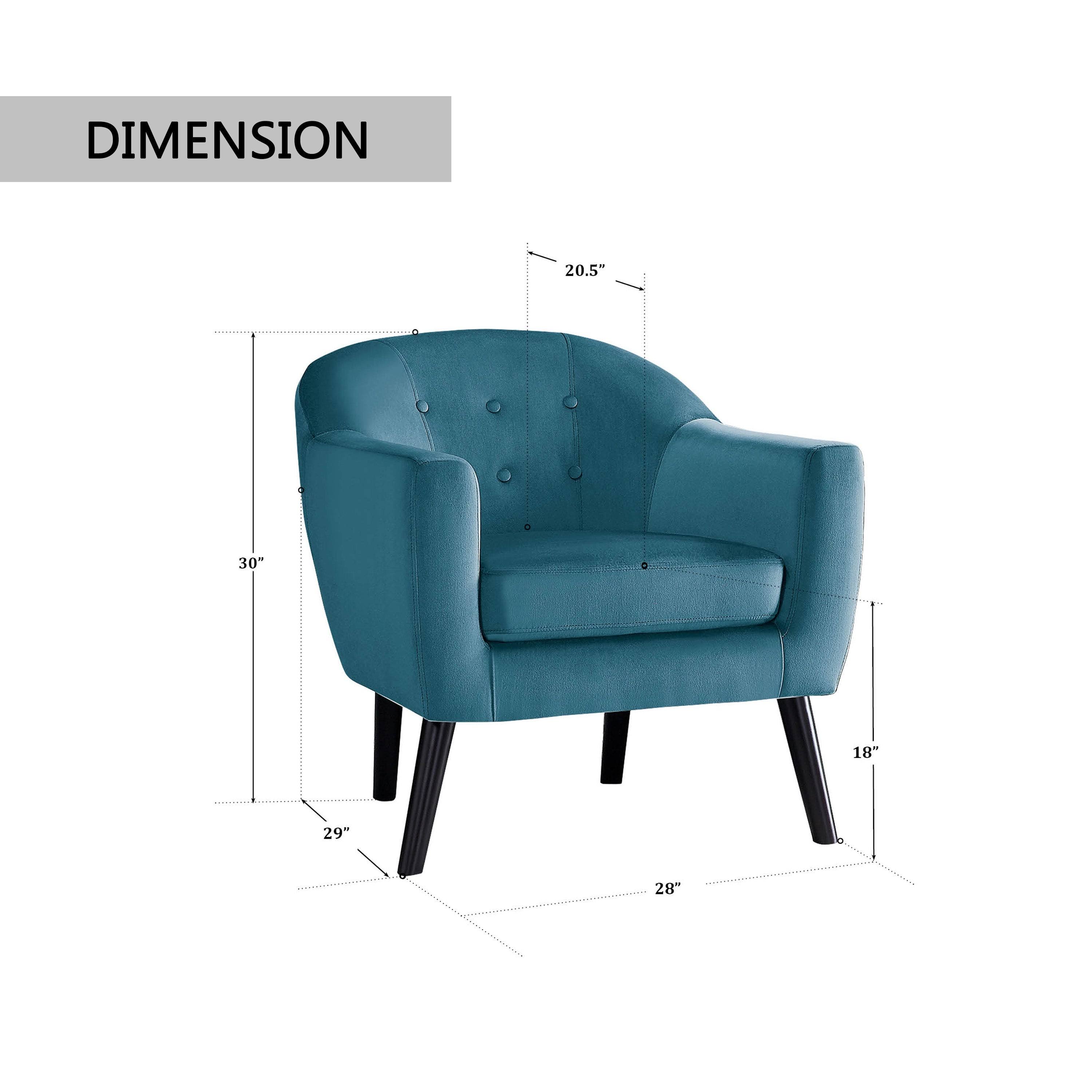 Porter Accent Chair - Grey