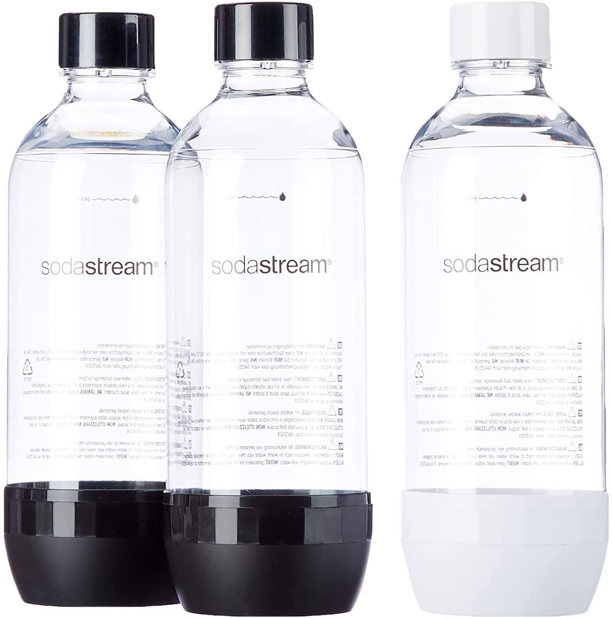 Sodastream 2260525 gasare Bottle (Pack of 3 x 1 Litre