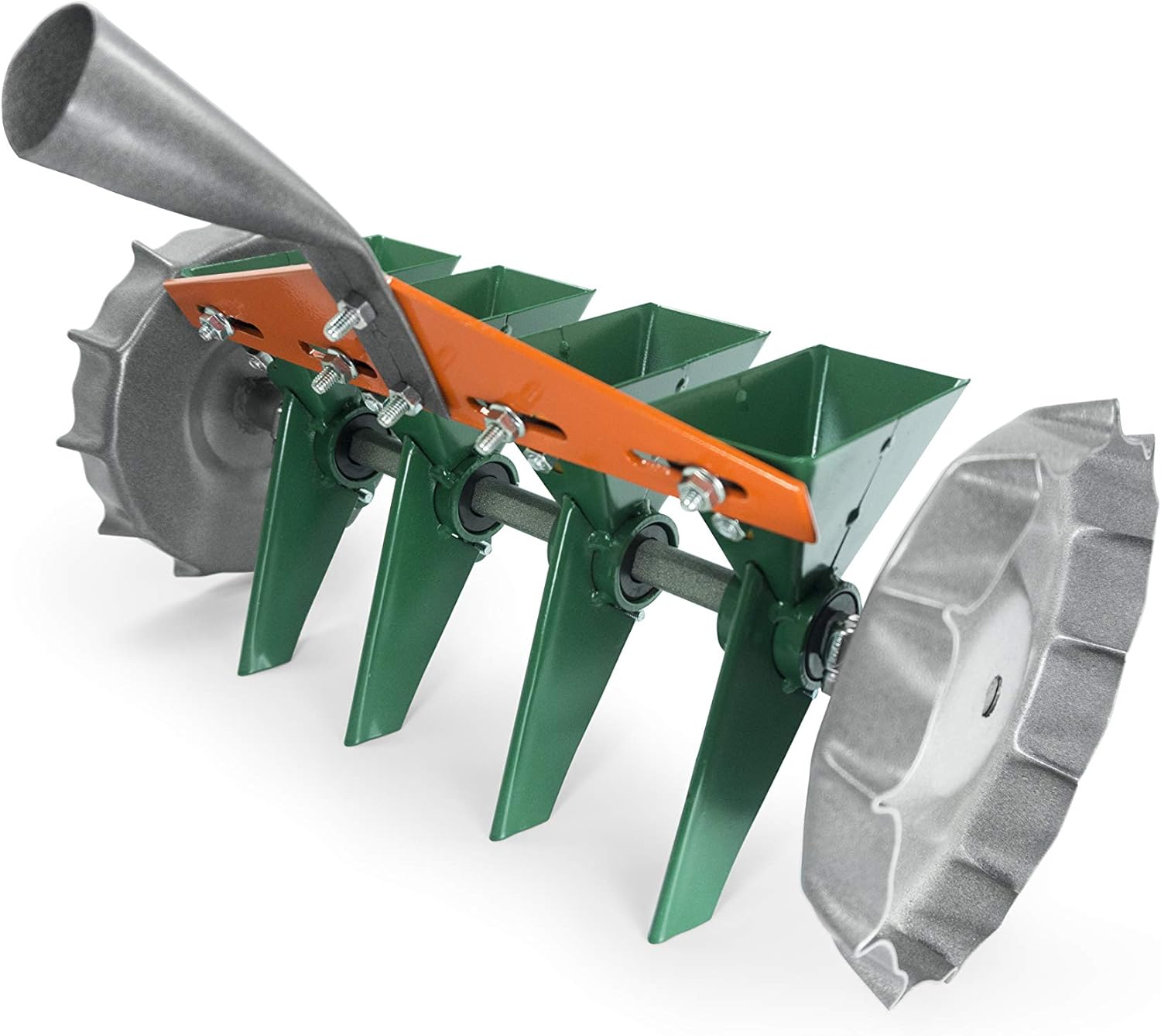 Varomorus Metal Precision Manual Seeder for Vegetables Greens Onion Radish Beets (4-Row)