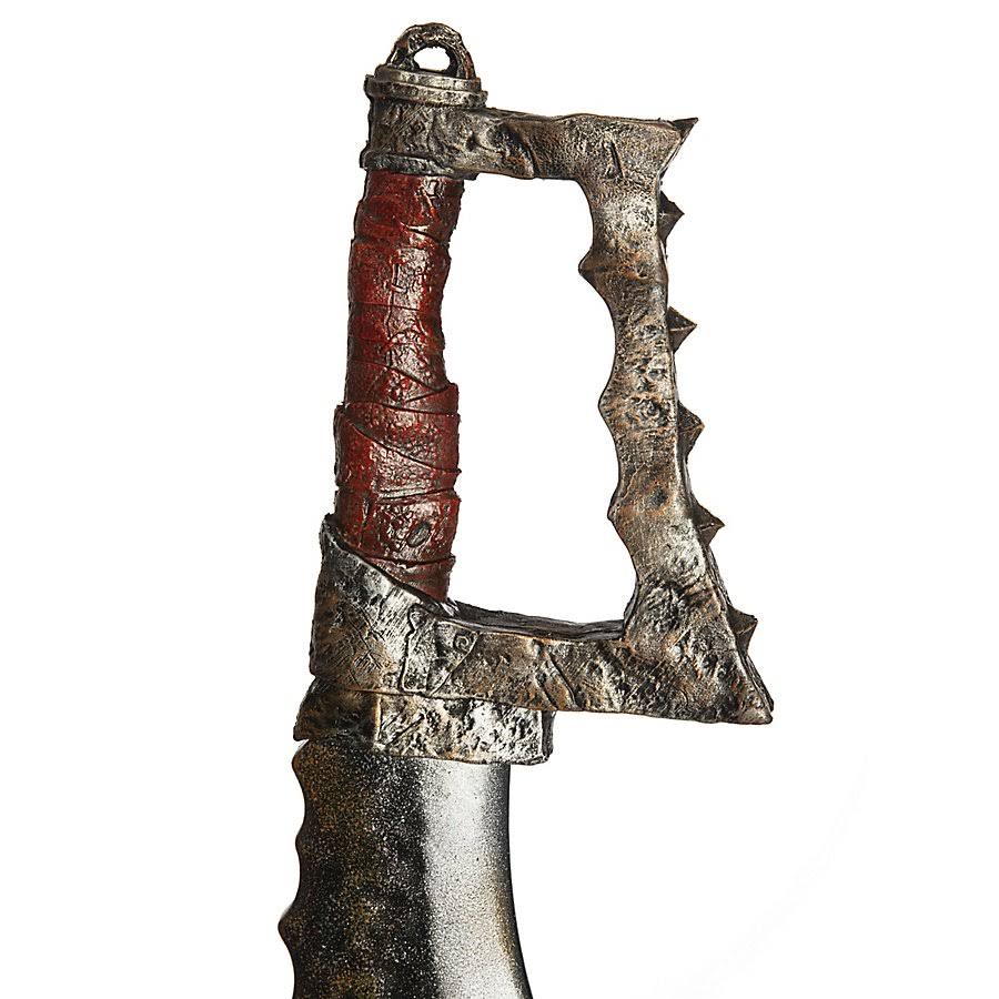 Long LARP Orc Cleaver | Leather by Medieval Collectibles