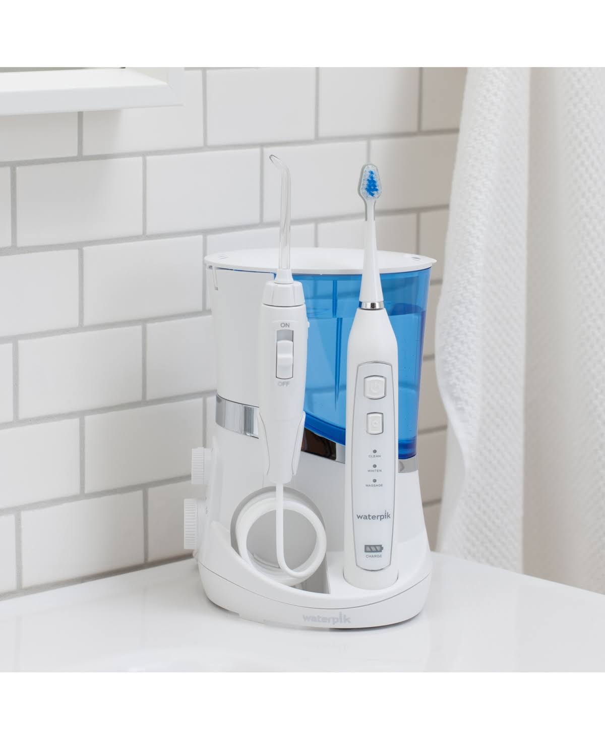 Waterpik Water Flosser + Sonic Toothbrush, Complete Care 5.0 - 1 Pack