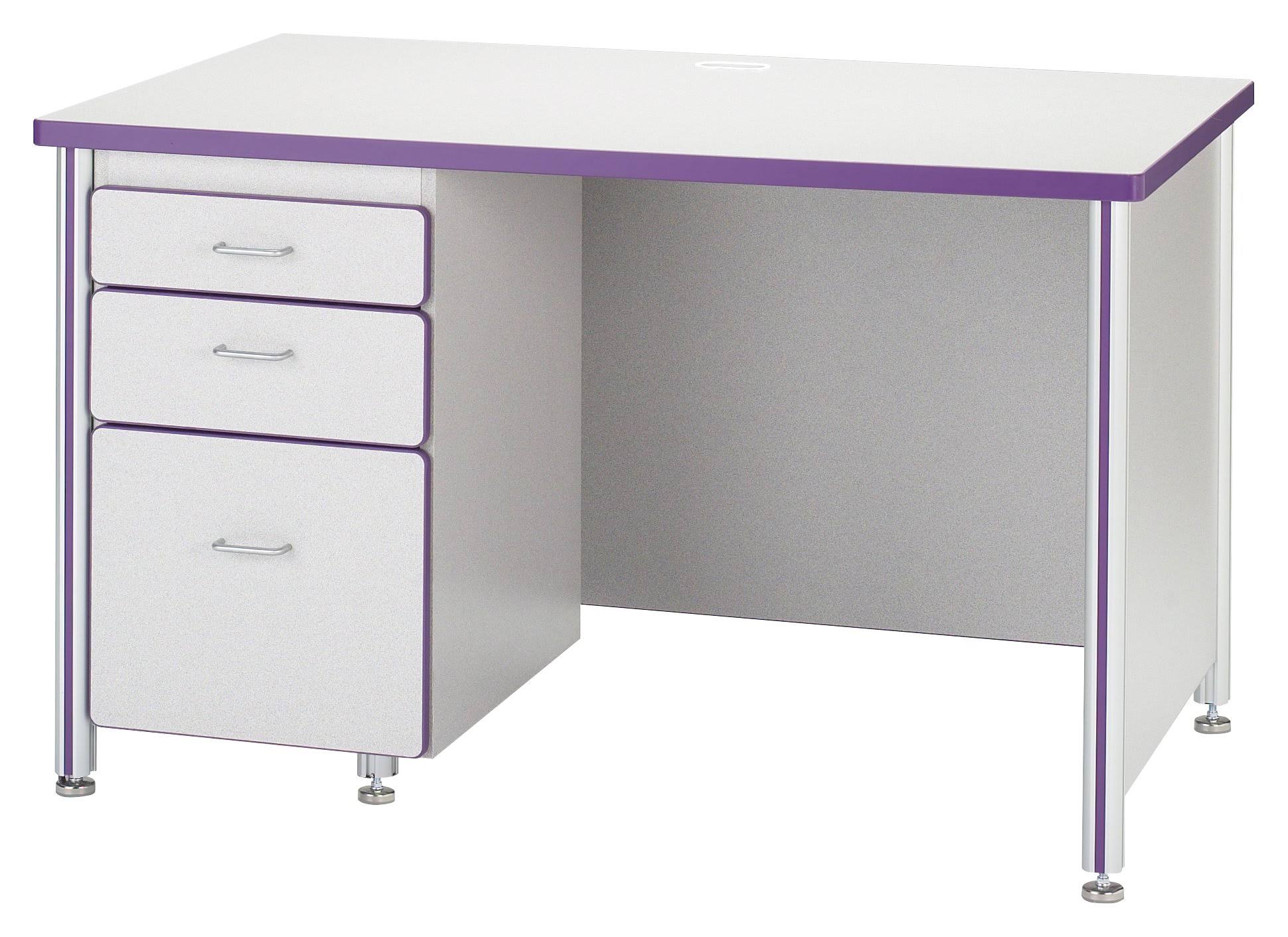 Rainbow Accents 97000JC007 48 inch Teachers Desk - Yellow
