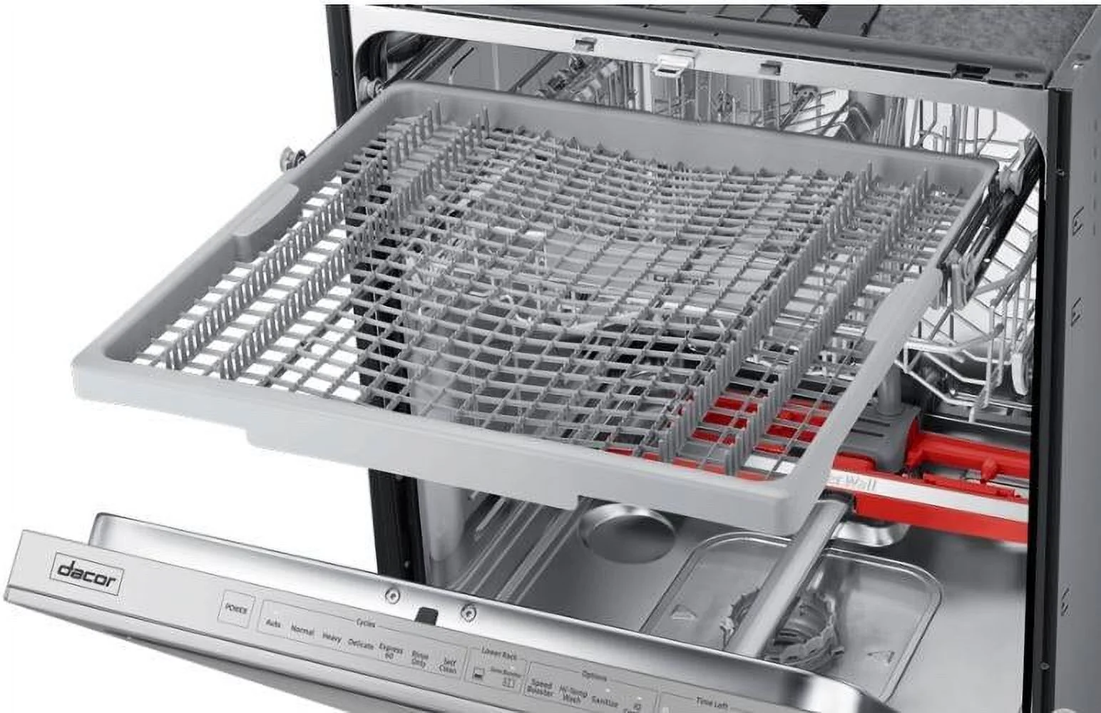 Dacor Ddw24t99 24" Wide 14 Place Setting Energy Star Rated Built-In Top Control Dishwasher