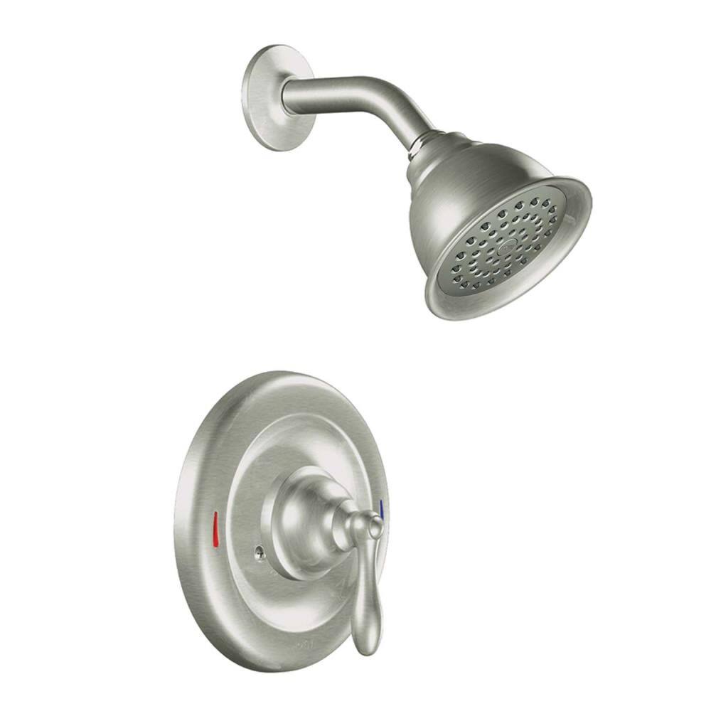 Moen 82495EPSRN Caldwell Shower Faucet Spot Resist Brushed Nickel