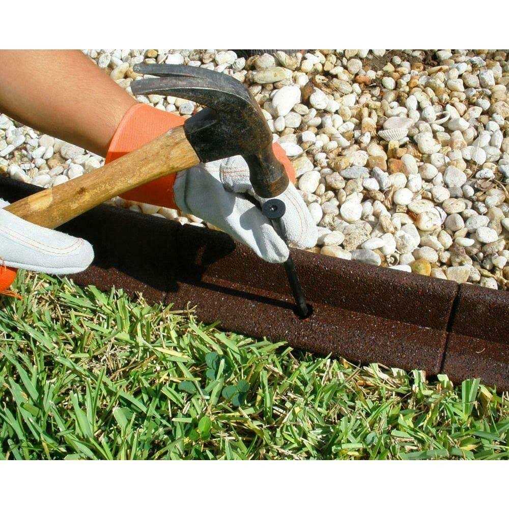 Vigoro EcoBorder 4 ft Rubber Landscape Edging