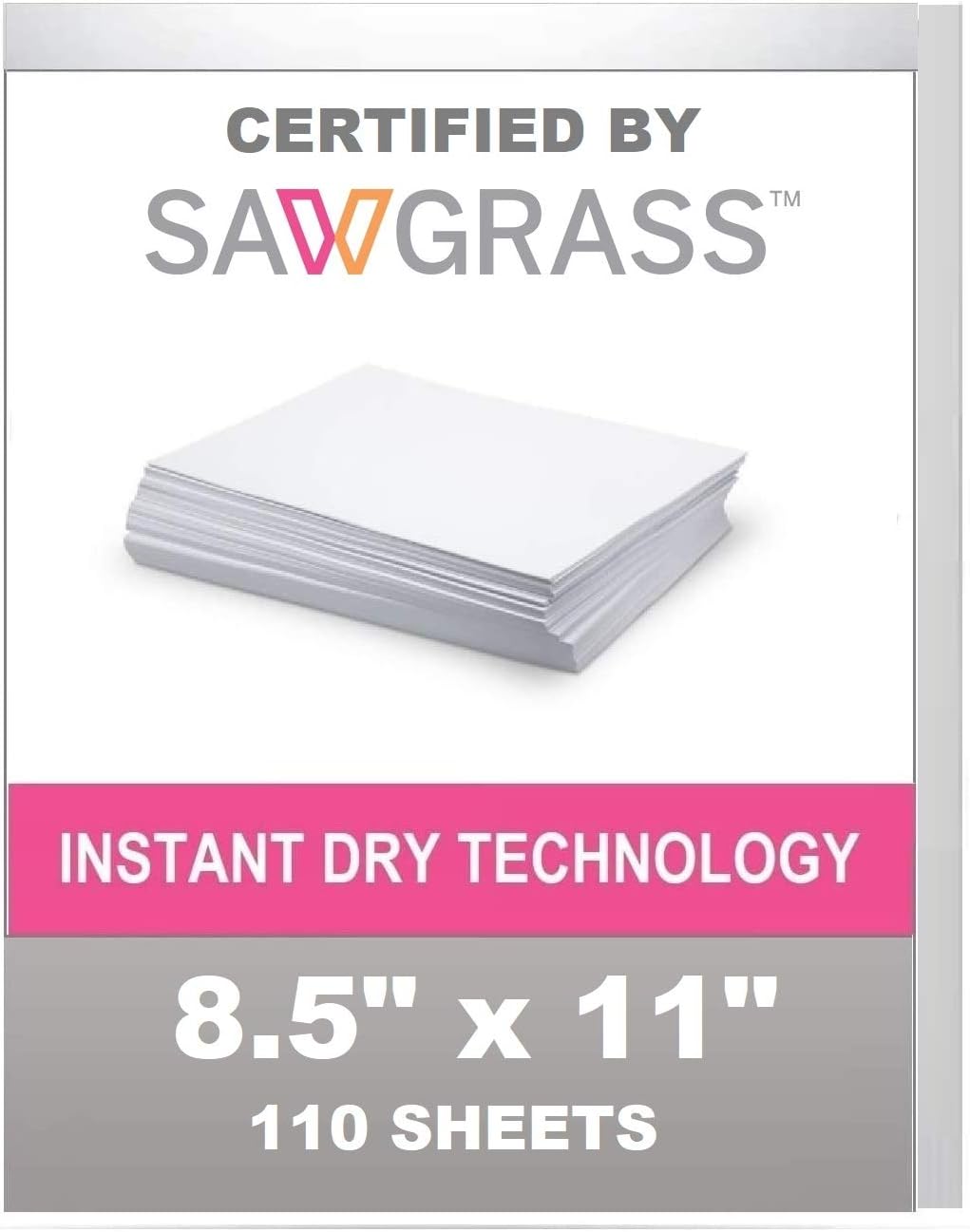 Sawgrass Virtuoso SG500 Sublimation Printer (Starter Package) with Designer Software, Dust Cover, Paper, Inks, Tape, 10 Pieces Sublimation Blanks, White