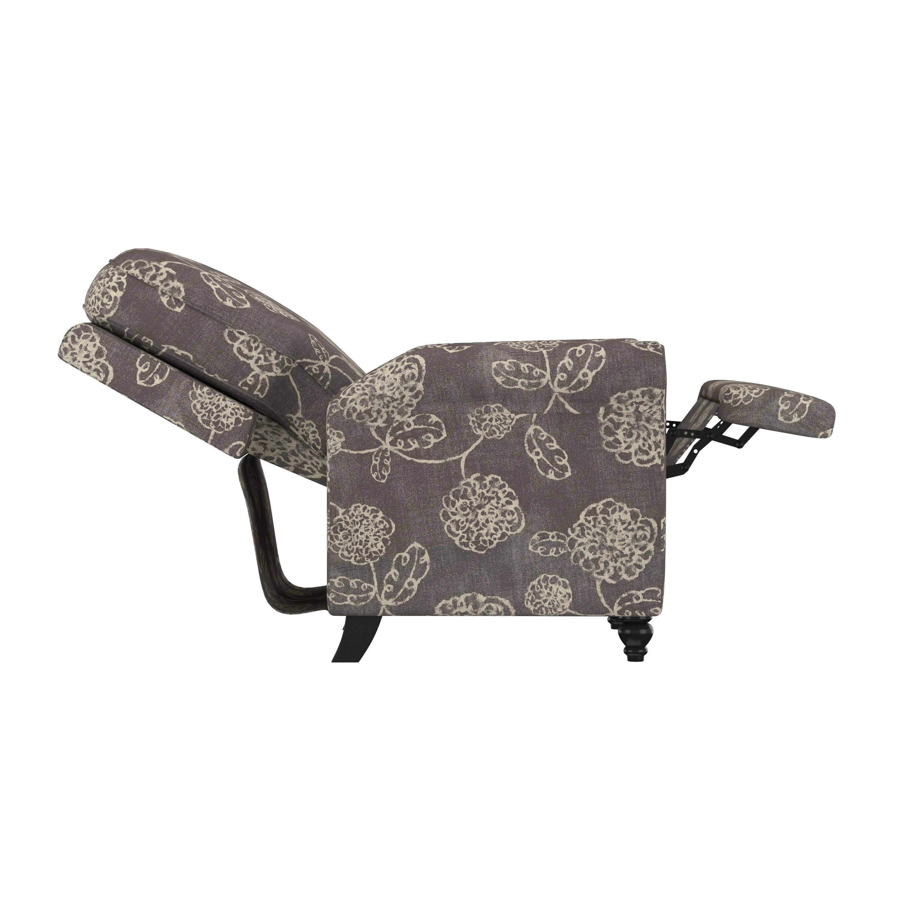 ProLounger Push Back Recliner Chair in Warm Multi Floral - Warm Floral Pod