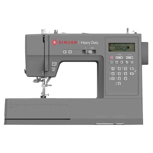 SINGER Heavy Duty 6620C Computerized Sewing Machine with Accessories | 215 Stitches, LCD Screen, Built-In Needle Threader | Easy Setup, Durable Metal Frame, Ideal for Clothes & Home Projects