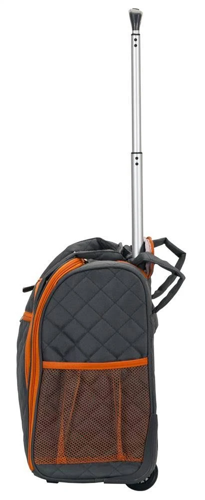 Rockland Melrose Wheeled Underseat Carry-On Charcoal