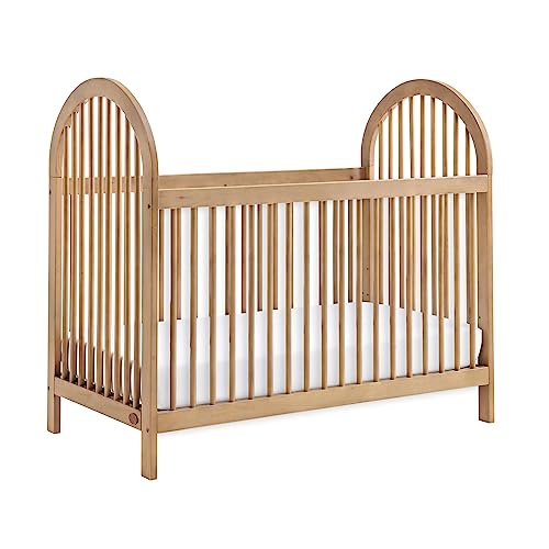 Everlee 3-in-1 Island Crib, Honey Wood