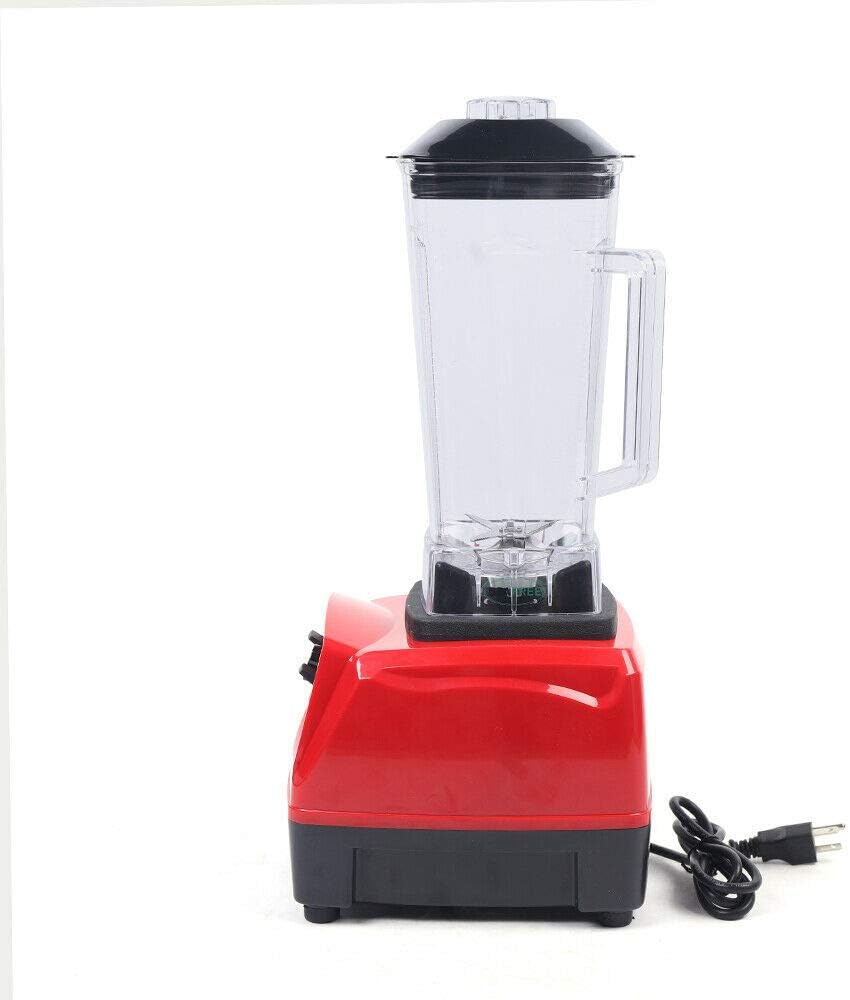 2200W 2 L household Grade Home Blender,110 V High Power Fruit Food Processor Mixer Heavy Duty,Food Mixer Fruit Juicer for Smoothies, Ice and Frozen Fruit,Speed 45000rpm(Red)