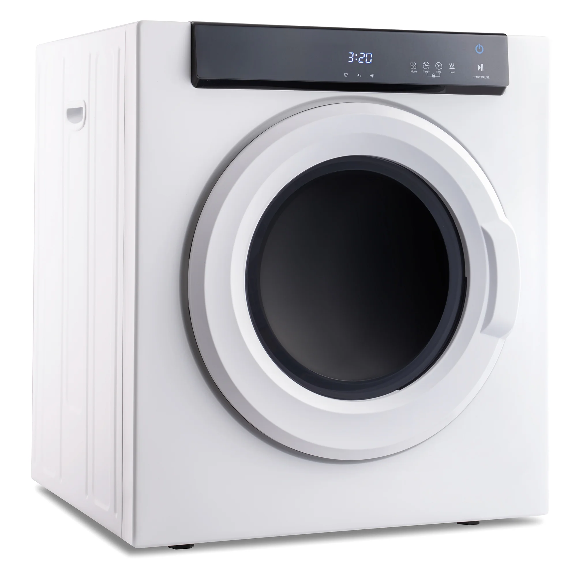 CoSoTower Electric Portable Clothes Dryer, Front Load Laundry Dryer With Touch Screen Panel And Stainless Steel Tub For Apartments, Dormitory, And Rvs