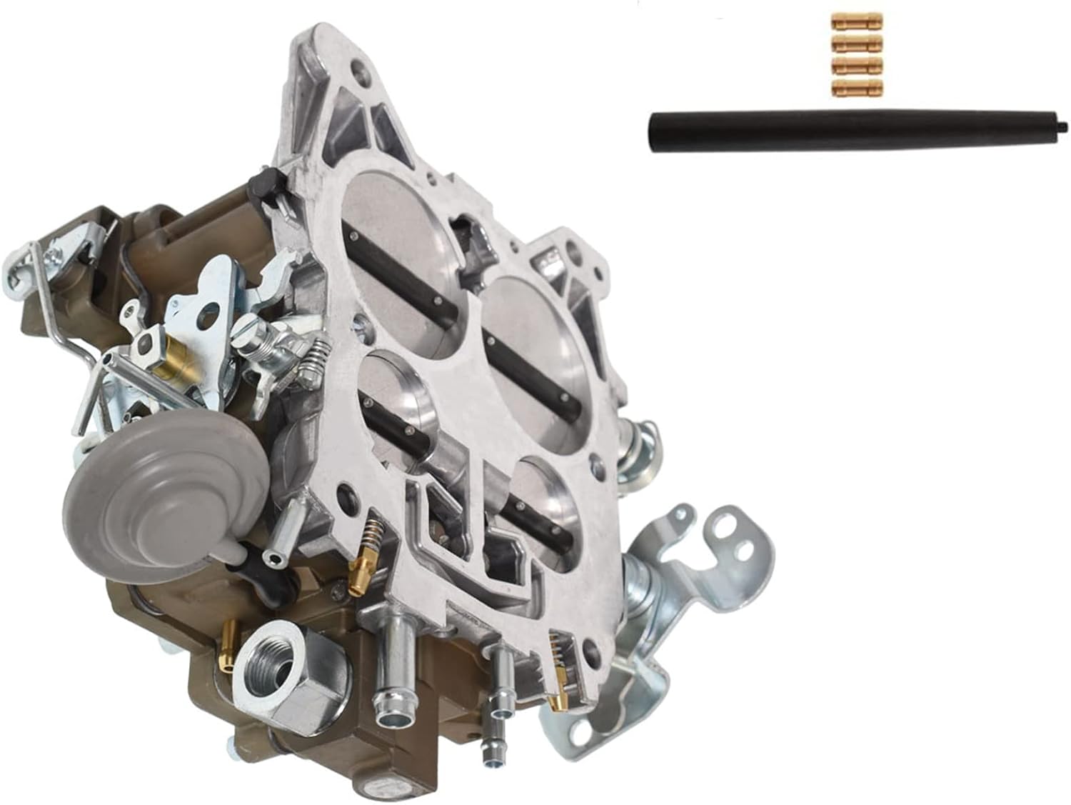 labwork Replacement for 1966-1973 327 350 427 454 Chevy Chevrolet GMC Cadillac 4 Barrel Engines Quadrajet 4MV Carburetor Mechanical Choke