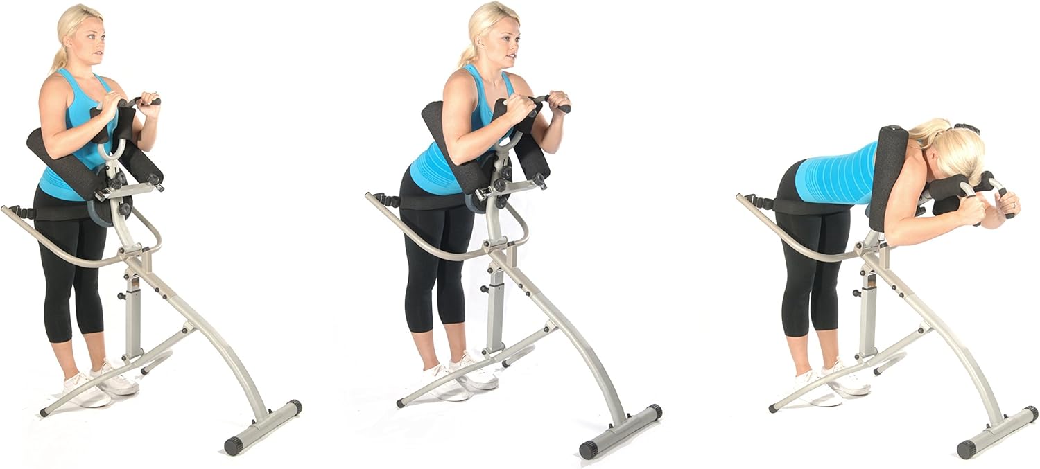 Stamina Inline Traction Control System for Spinal Decompression and Back Stretch Relief Without Inversion
