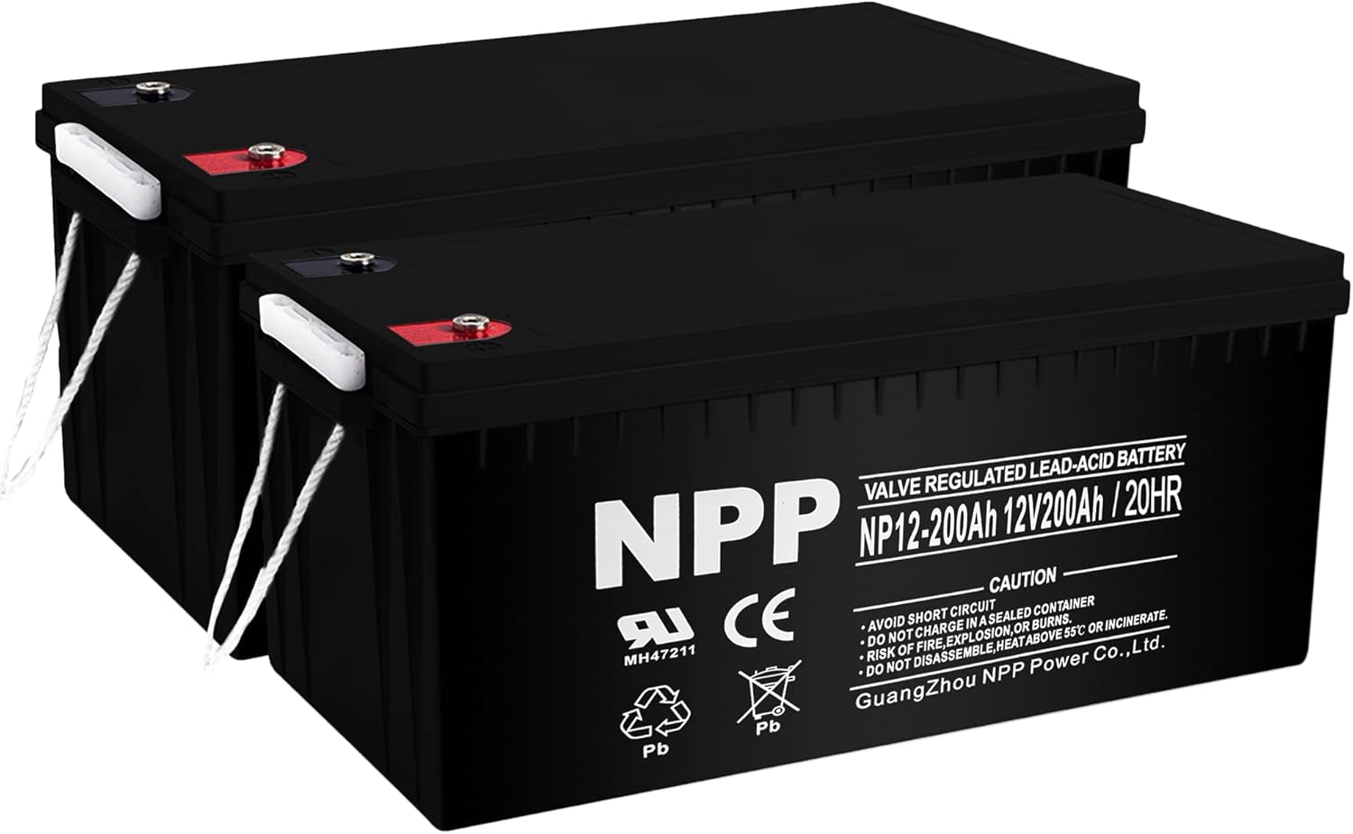 NP Power NP12-150Ah 12V 150Ah Rechargeable AGM Deep Cycle Battery Perfectly replace all RV, Solar systems, Marine Batteries Application, Maintenance-Free (12V 150Ah 4 Pack)